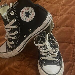 Converse Black and White High-Tops
